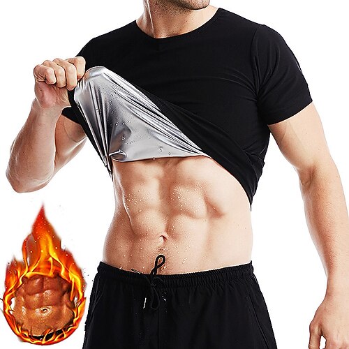 

Body Shaper Formet beklædning Sweat Shapewear Træning Herre Fitness Gym Træning Udendørs Træning Løb Løbe