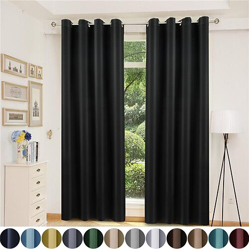 

Ventes directes d'usine rideau noir de haute précision tissu occultant rideau d'isolation thermique rideau de style nordique rideau de couleur unie transfrontalier