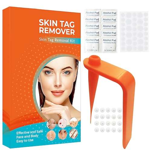 

Painless Safe Skin Tag Remove Device Kit Micro Tags Size (2mm to 4mm) Warts Remover Original Skin Band Tool Set
