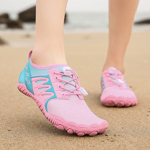 

Per donna Scarpette da scoglio Calzini Aqua A piedi nudi Traspirante Asciugatura rapida Leggero Scarpe da bagno per Surf Attività all'aperto Spiaggia Acqua Blu