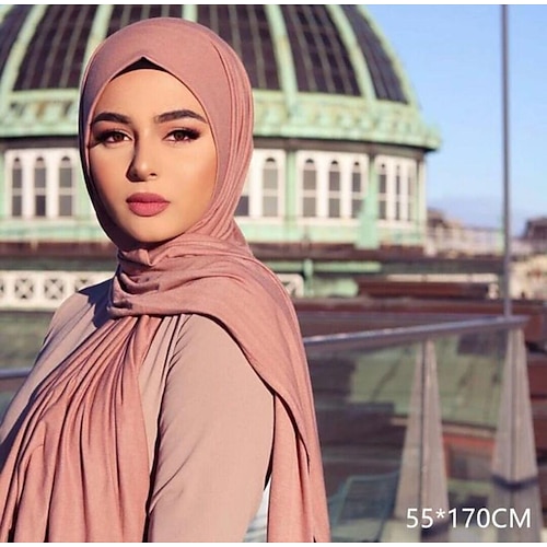 

donne musulmane hijab turbante arabo chiffon stile etnico copricapo islamico per copricapo ramadan