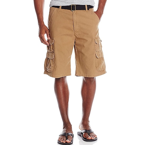 

Herren Cargo Shorts Kurze Hosen Shorts Kurze Hosen Tasche Plaid Glatt Tarnfarben Komfort Atmungsaktiv Outdoor Täglich Ausgehen Strassenmode Groß und hoch Armeegrün Weiß