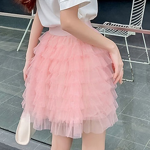 

Dame Tutu Over knæet Polyester Sort Lys pink Nederdele S M L