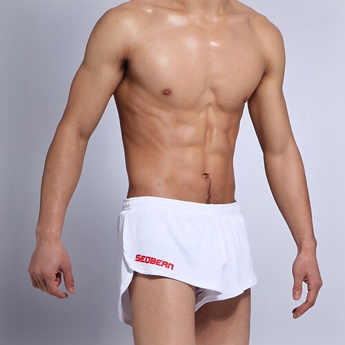 

Herre Løpeshorts Treningsshorts Delt Bunner Atletisk treningsklær Pustende Fukttransport Myk Trening Treningsøkt Løp Sports Sportsklær Svart Hvit Blå