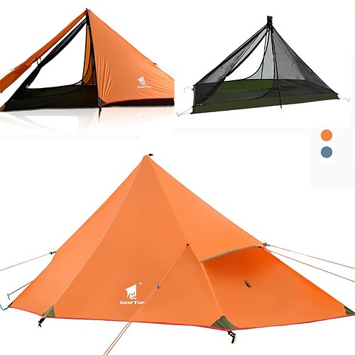 

1 persona Tenda Esterno Impermeabile Protezione solare UV Antivento Doppio strato Tenda da campeggio >3000 mm per Pesca Scalate Spiaggia Poliestere 21090120 cm