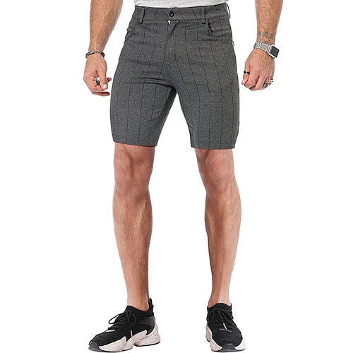 

Men's Shorts Chino Shorts Bermuda shorts Pocket Plaid Comfort Breathable Outdoor Daily Going out Fashion Casual Light Grey Dark Gray