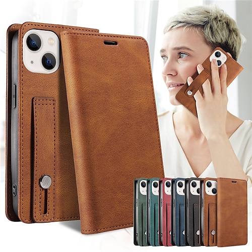 

cassa del telefono per apple carta di portafoglio in pelle iphone 14 pro max plus 13 12 11 mini x xr xs 8 7 portatile flip in pelle retro pu leather