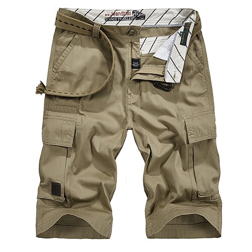 

Homme Short Cargo Short Multi poche Plein Confort Respirable Extérieur du quotidien Sortie Mode Vêtement de rue Vert militaire Bleu Roi