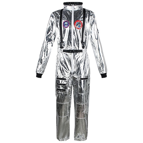 

Astronaut Adults' Men's Women's Cosplay Costume For Polyester Masquerade Leotard / Onesie Hat