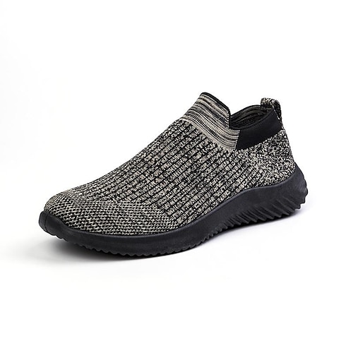 

Herren Loafer Slip On Komfort Schuhe Flyknit Schuhe Brautkleider schlicht Outdoor Täglich Fliegendes Weben Atmungsaktiv Cremefarbig Armeegrün Dunkelblau Sommer Frühling