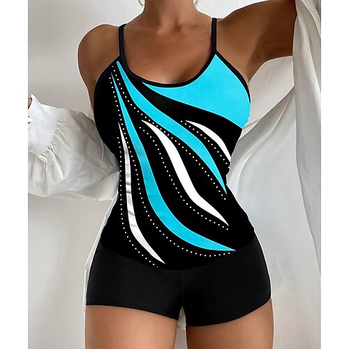 

Maillots de Bain Tankini 2 pièces Maillot de bain Femme 2 Pièces Imprimé Graphic Normal Maillots de bain Sportif Tenues de plage Eté