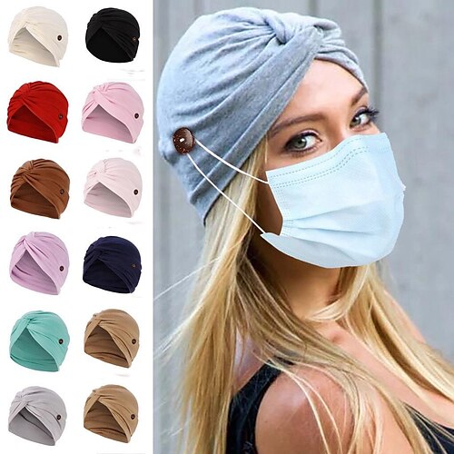 

donne turbante cap twisted braid wrap foulard beanie sonno cappello headwrap perdita di capelli cap bandana copricapo per le signore per il ramadan
