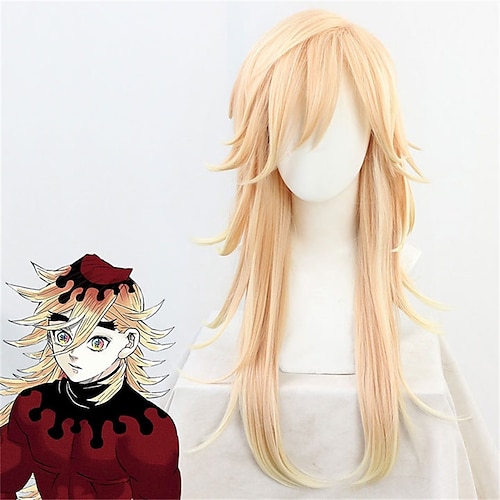 

parrucca cosplay demone slayer kimetsu no yaiba doma
