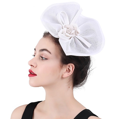 

Fascinatoren Polyester Hochzeit Kentucky Derby Elegant Dame Mit Blumig Kopfschmuck Kopfbedeckung