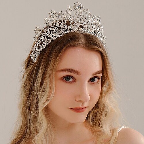 

Diademi della corona Cerchietti Accessori per capelli Strass Lega Matrimonio Festa / Serata Retrò Dolce Con Cristallo / strass Più materiali Copricapo Copricapo
