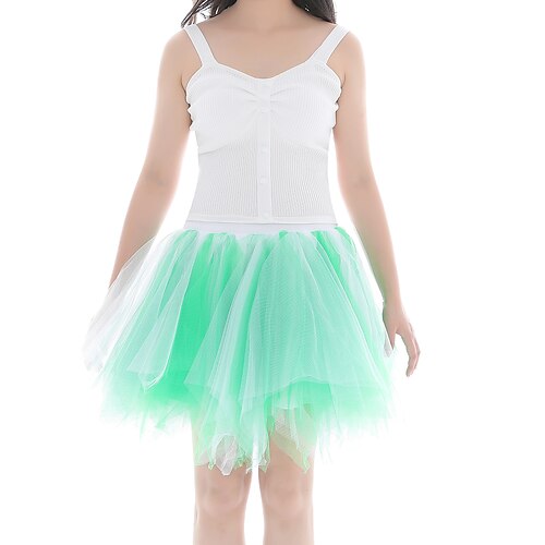 

Balletdanser 1950'erne Prinsesse Underkjole Tutu Under Nederdel Crinoline Tyl nederdel Dame Kostume Årgang Cosplay Ydeevne Skolebal Over Knæet A-linje Nederdel