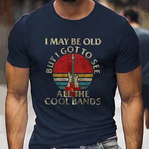 

Per uomo maglietta Magliette grafiche Camicia fresca Stampe astratte Strumento musicale Passatempo Girocollo Stampa a caldo Strada Da mare Maniche corte Stampa Abbigliamento Originale Essenziale