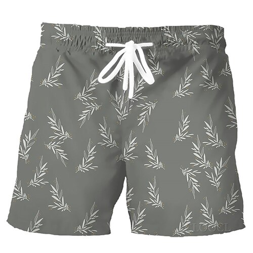 

Herre Surf shorts Badeshorts Sommer shorts Strandshorts Snørelukning med mesh-for Elastisk Talje Planter Grafiske tryk Blomst Hurtigtørrende Korte Afslappet Daglig Ferie Boheme Hawaiiansk Lysegrå Grå