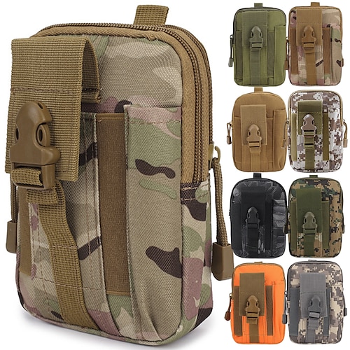 

1.5 L Hüfttasche Hüfttaschen Militärischer taktischer Rucksack Atmungsaktiv tragbar Multifunktions Leicht Langlebig Außen Jagd Angeln Wandern Klettern Oxford Stoff ACU Farbe CP Farbe Dschungeltarnung