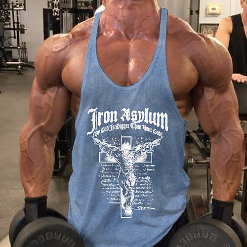 

Per uomo Canotta da corsa Canotta da palestra Senza maniche Superiore Sportivo Athleisure Traspirante Traspirazione umidità Morbido Fitness Allenamento in palestra Corsa abbigliamento sportivo