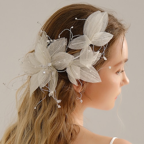 

Cerchietti Accessori per capelli Accessorio per capelli Strass Lega Matrimonio Festa / Serata Retrò Dolce Con Cristallo / strass Fantasia floreale Copricapo Copricapo