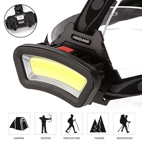 

Eclairage LED Lampes Frontales Phare Avant de Moto Émetteurs Portable Professionnel Poids Léger Transport Facile Durable Camping / Randonnée / Spéléologie Usage quotidien Chasse Noir