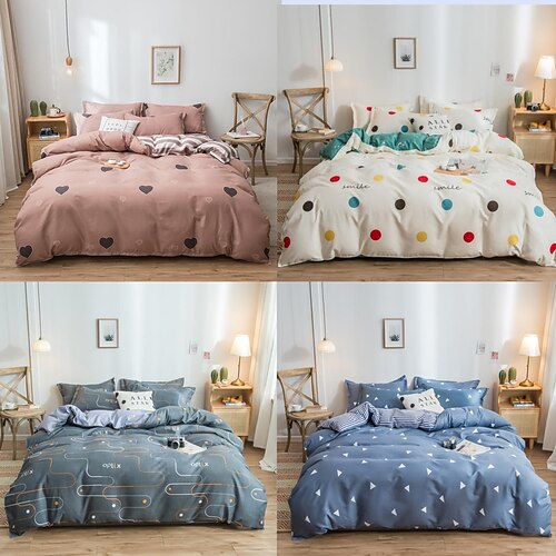 

New Fashion Printing Four Seasons Universal Four Seasons Geometry Printing Quilt Cover Single Quilt Cover