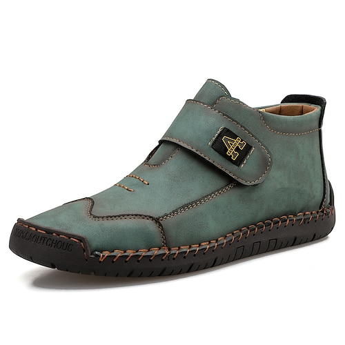 

stivali da uomo stivali alla moda foderati in pile casual scarpe da passeggio quotidiane in ecopelle caldi stivali a metà polpaccio blu autunno inverno