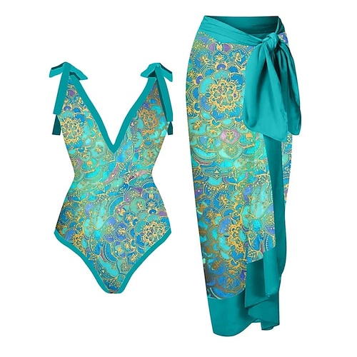 

Per donna Costumi da bagno Un pezzo Fondo della spiaggia Normale Costume da bagno 2 pezzi Stampe Pop art Nero Giallo Arancione Verde Body Costumi da bagno Sportivo Abbigliamento mare Estate