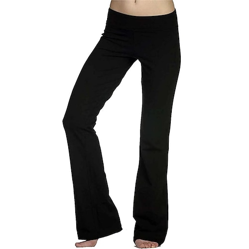

Per donna Zampa di elefante A zampa Pantaloni a zampa Pantaloni Misto cotone Nero Grigio Di tendenza Casual / quotidiano A zampa Media elasticità Lunghezza intera Comfort Tinta unita S M L XL 2XL