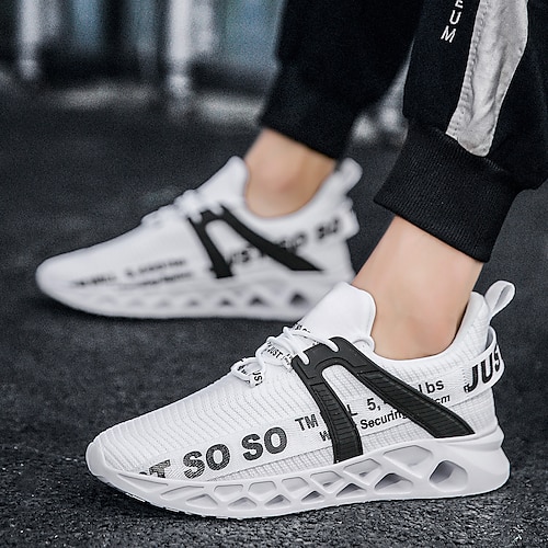 

Per uomo Per donna Scarpe da ginnastica Scarpe da corsa Scarpe sportive Tipo di pala Ammortizzamento Traspirante Leggero Morbido Antiscivolo Corsa Jogging A maglia Quattro stagioni Nero Bianco Giallo
