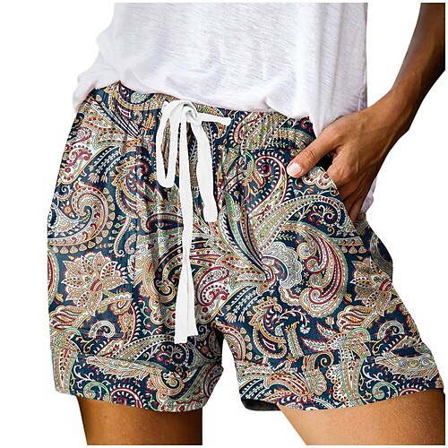 

Per donna Pantaloncini Arcobaleno A vita medio-alta Pantaloncini Boho Informale Da tutti i giorni Stampa Media elasticità Breve All'aperto Pop art S M L XL 2XL