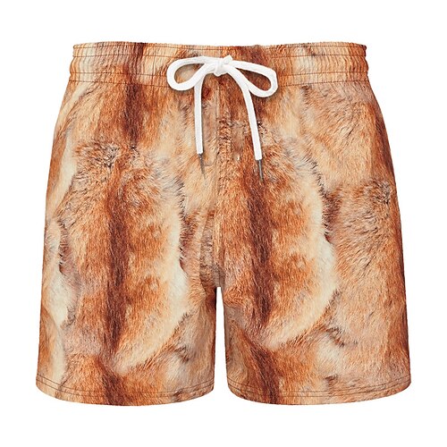 

Herre Surfeshorts Badeshorts Sommershorts Strandshorts Snorer med mesh fôr Elastisk midje Grafiske trykk Hurtigtørkende Kort Avslappet Daglig Ferie Bohem Hawaiisk Lilla Brun Mikroelastisk