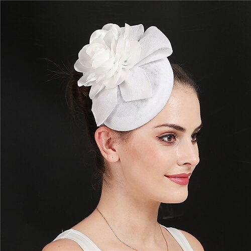 

Fascinateurs Sinamay Mariage Derby kentucky Mode Mariée Avec Fleur Casque Couvre-chef