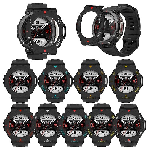 

Watch Case Kompatibel med Amazfit Amazfit T-Rex 2 Støtsikker Myk TPU Klokke Deksel