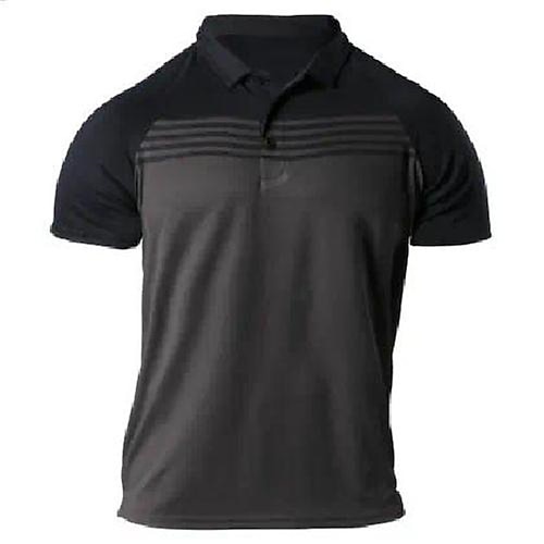 

Herre POLO T-skjorte Golf skjorte Stripet Grafiske trykk Årgang Aftæpning Svart utendørs Gate Kort Erme Knapp ned Trykt mønster Klær Sport Mote Gatemote Designer