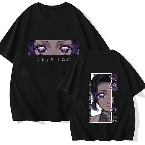 

Dämonentöter: Kimetsu no Yaiba Kamado Tanjiro T-Shirt-Ärmel Anime Grafik T-shirt Für Herren Damen Unisex Erwachsene Heißprägen 100% Baumwolle Casual