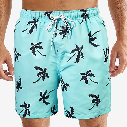 

Per uomo Boxer da surf Pantaloncini da mare Boxer da mare Pantaloncini estivi Pantaloncini da spiaggia A cordoncino con fodera in rete Vita elastica Albero di cocco Stampe astratte Asciugatura rapida