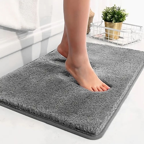 

Thickened High Fluff Floor Mat Bathroom Water Absorption Anti-skid Mat Bathroom Doormat Bedroom Carpet Floor Mat