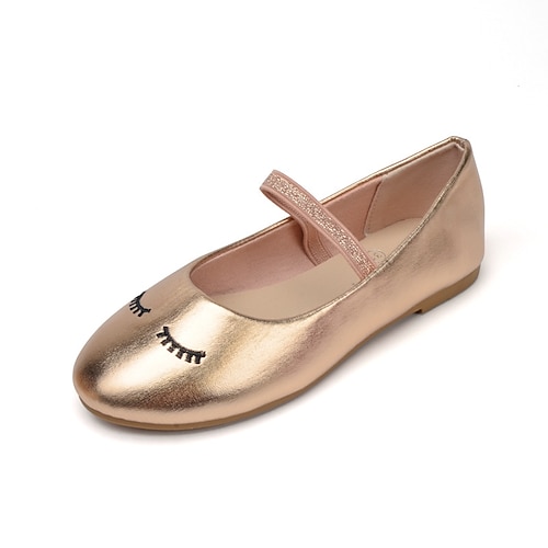 

Mädchen Loafer Slip On Prinzessin Schuhe PU Wasserdicht Atmungsaktivität Prinzessin Schuhe Kleine Kinder (4-7 Jahre) Täglich Silber Weiß Gold Frühling Herbst