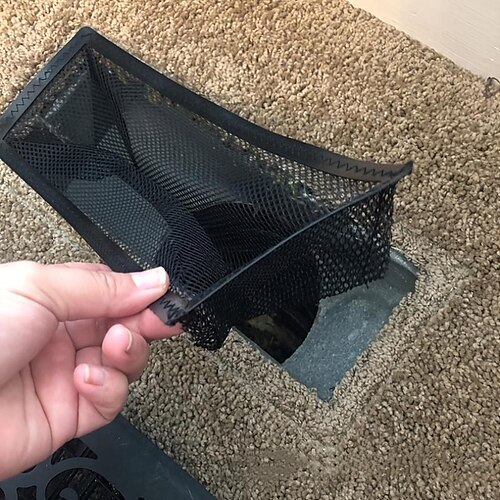 

Floor Vent Filter, Vent Slot Net Pocket Floor-standing Garbage Dust Collection Mesh Bag