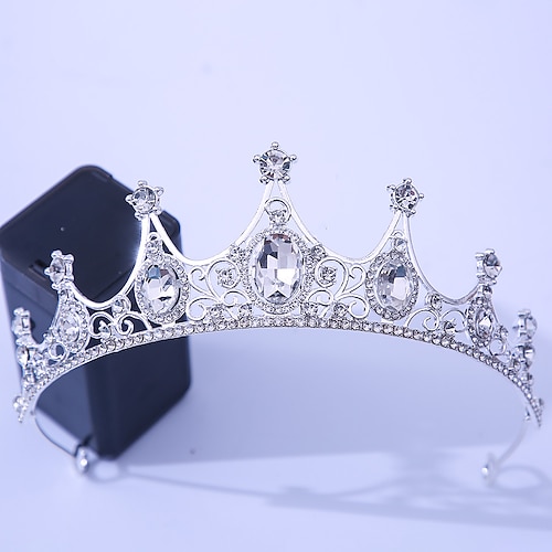 

copricapo corona da sposa barocco europeo nuovo abito da sposa corona compleanno regalo per adulti accessori in cristallo versatili