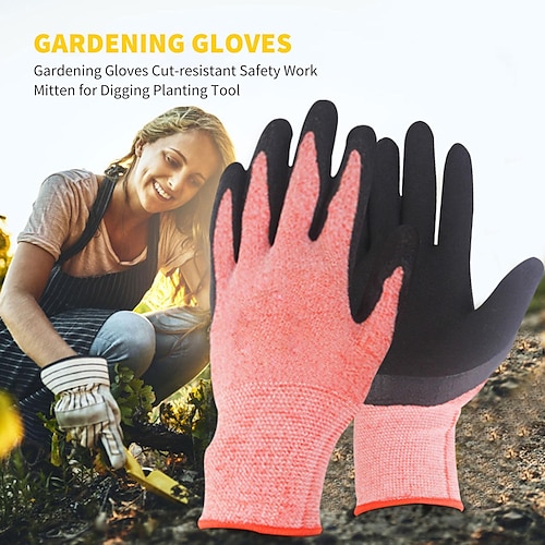 

1 Paar Gartenhandschuhe für Damen und Herren atmungsaktiv für Outdoor-Gartenarbeit Angeln Jäten Graben Aussaat Pflanzen