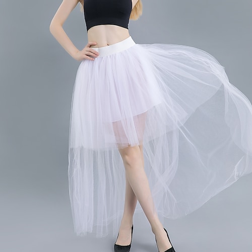 

Audrey Hepburn Stile anni '50 Da principessa Punk gotico Sottogonna tutu Sotto la gonna Crinolina Gonna in tulle Per donna Costume Vintage ▾ Cosplay Prestazioni Graduazione Alla caviglia Linea-A Gonna