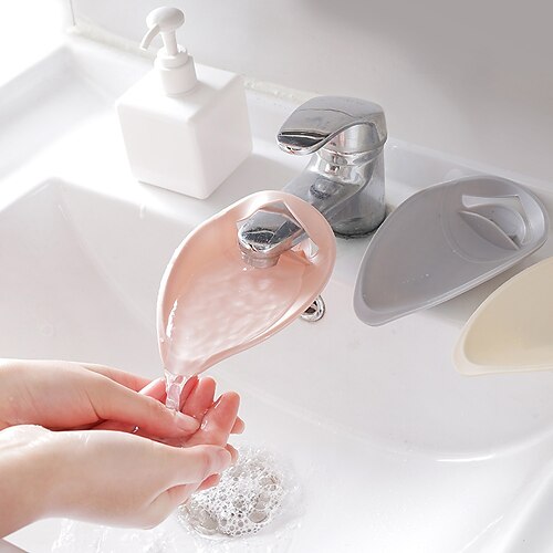 

Faucet Extender Children's Faucet Splash Extender Faucet Extender Bathtub Faucet Extender Children's Hand Washing Equipment Bathroom Kitchen Accessories Sink Faucet Extension Water Diversion