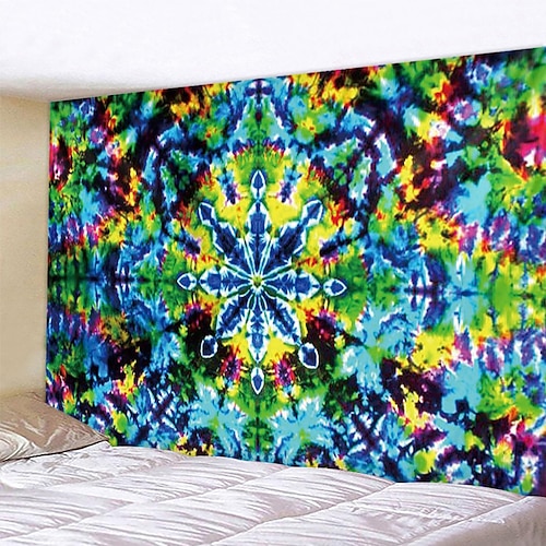 

Tie-dye Style Hanging Tapestry Wall Art Large Tapestry Mural Decor Photograph Backdrop Blanket Curtain Home Bedroom Living Room Decoration