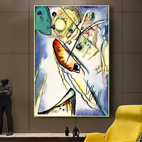 

Dipinti Ad Olio Fatti A Mano Su Tela Wall Art Decorazione Famoso Wassily Kandinsky Astratti Per La Decorazione Domestica Rolled Frameless Unstretched Painting