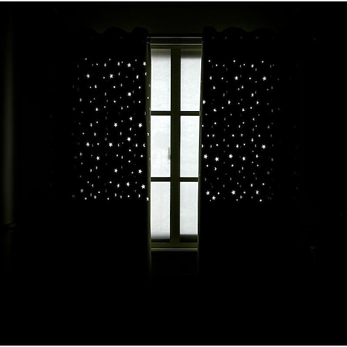 

Blackout Curtain Drapes Farmhouse Grommet/Eyelet Curtain Panels For Living Room Bedroom Sliding Door Curtains Kitchen Balcony Window Treatments Thermal Insulated