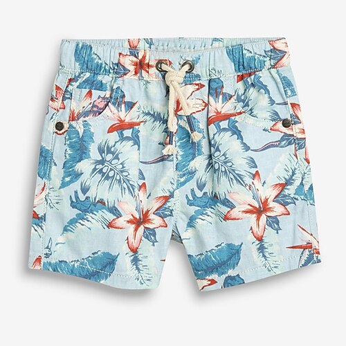 

Barn Gutt Shorts Grafisk Pustende Shorts utendørs Bedårende Blå Midje midje