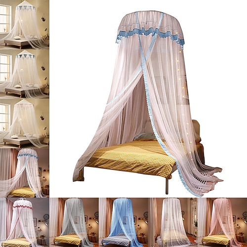 

Nouveau dôme sans installation princesse moustiquaire maison lit adulte plafond lit manteau fil de lit crypté épaissi filet de lit